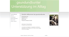 Desktop Screenshot of gsundundbunter.de