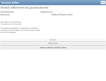 Tablet Screenshot of gsundundbunter.de